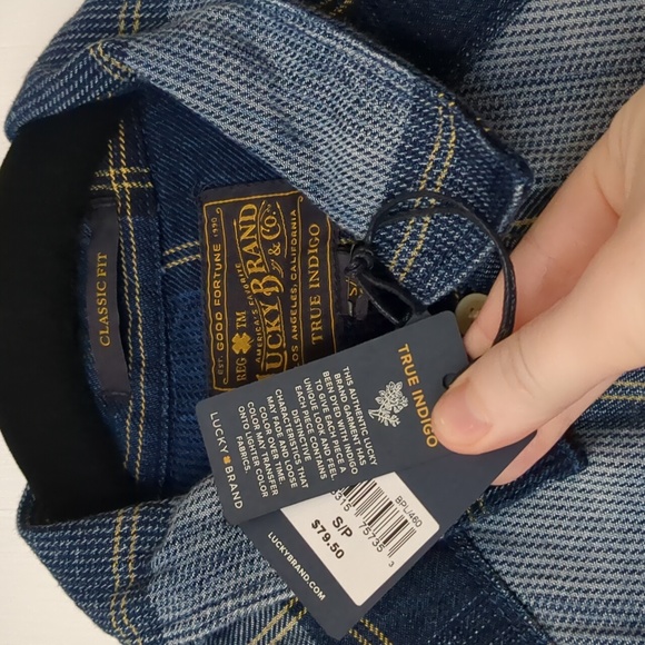 Lucky Brand Other - Lucky Brand True Indigo Classic Fit Pearl Snap Shirt